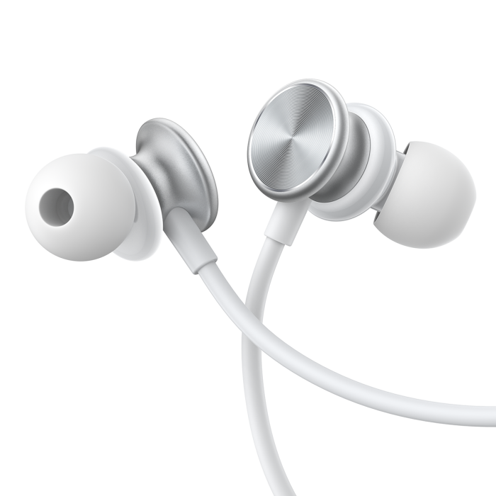 JOYROOM - JOYROOM JR-EW03 IN-EAR METAL WIRED EARBUDS-SILVER