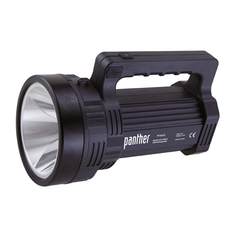 Panther - PANTHER PT-6213 USB ŞARJLI SOLAR EL FENERİ